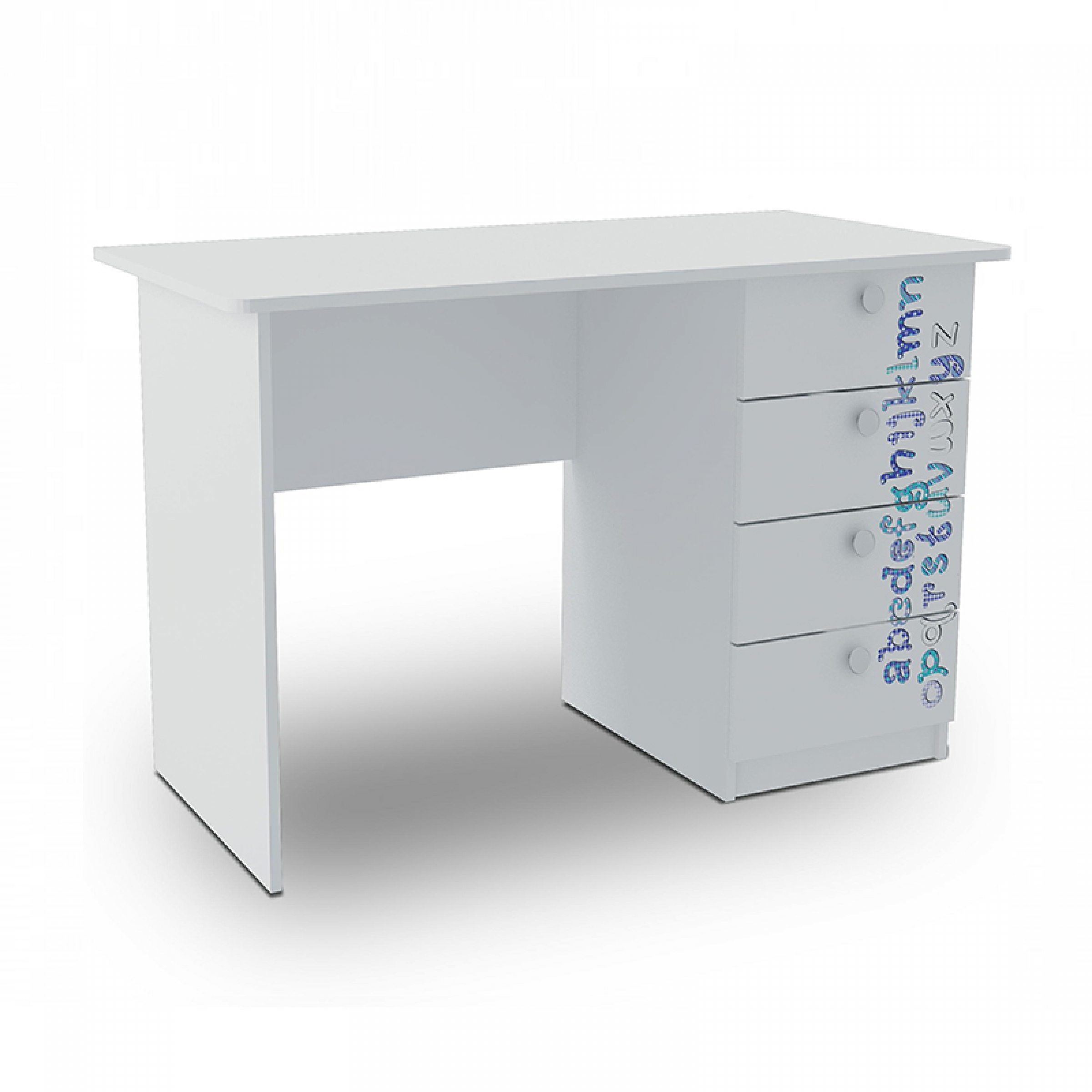 Klюkva стол письменный с 4-мя ящиками 
