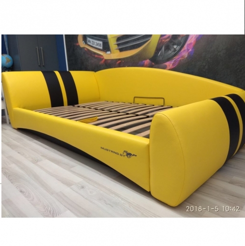 Фабрика Мирлачева кровать для подростка Формула с подъемным механизмом, 120х200+ПМ Latte