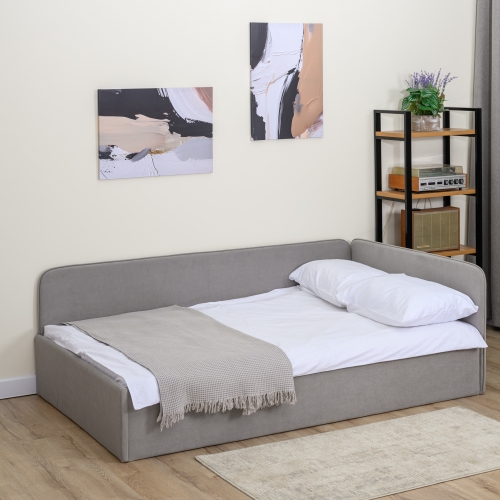 Romack кровать Oliver (серый пух) ,200/120