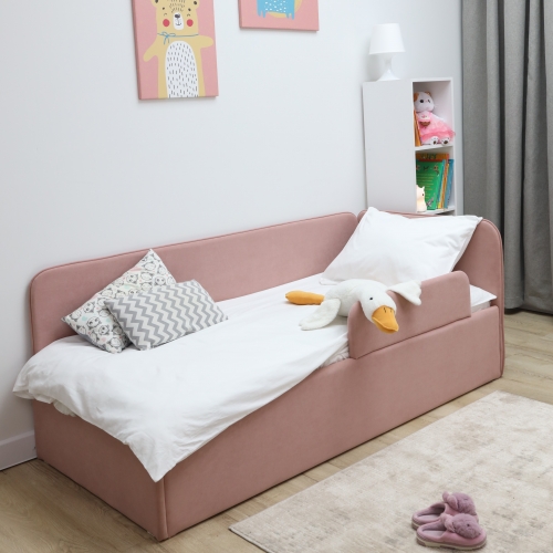 Romack детская кровать Alisa с защитным бортиком (роза) ,200/90