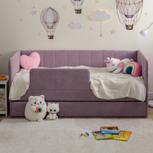 Romack детская кровать Полли с защитным бортиком (лаванда) ,180/80