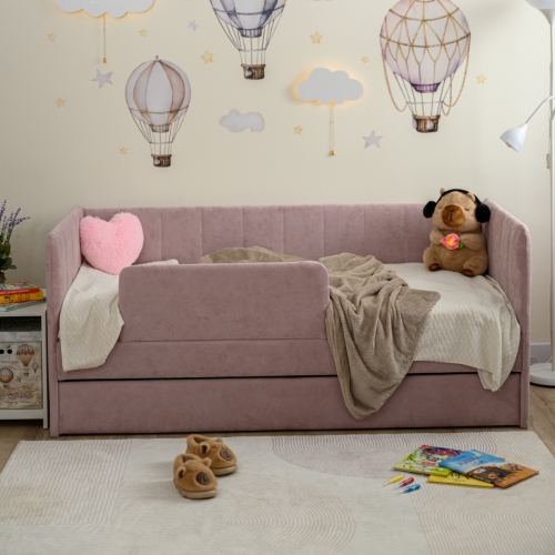 Romack детская кровать Полли с защитным бортиком (вербена) ,180/80