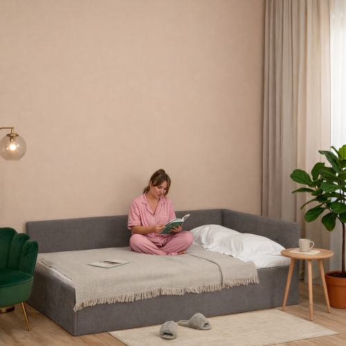 Romack кровать Oliver (капучино) ,200/120