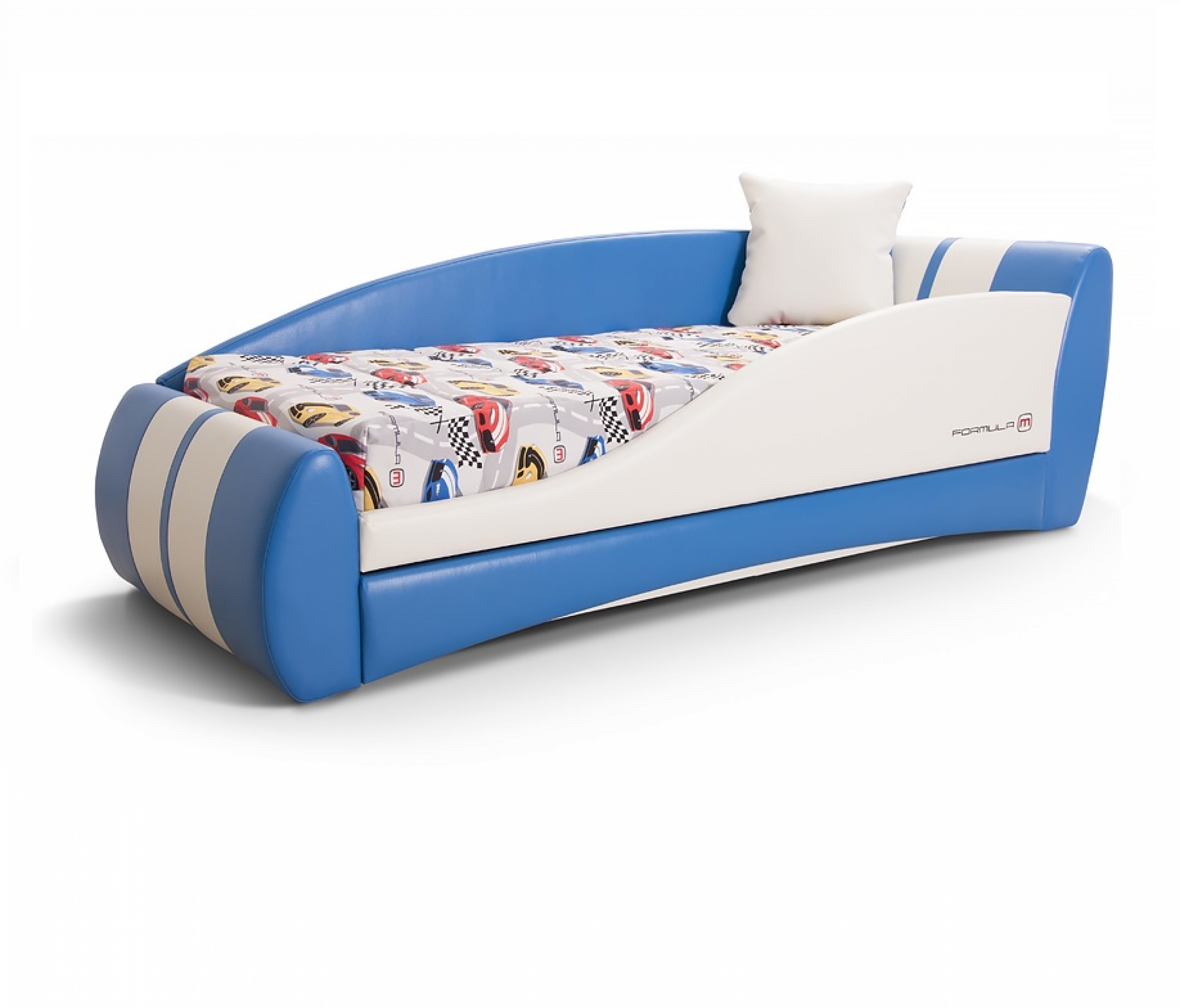 Фабрика Мирлачева кровать Формула-мини цвет синий