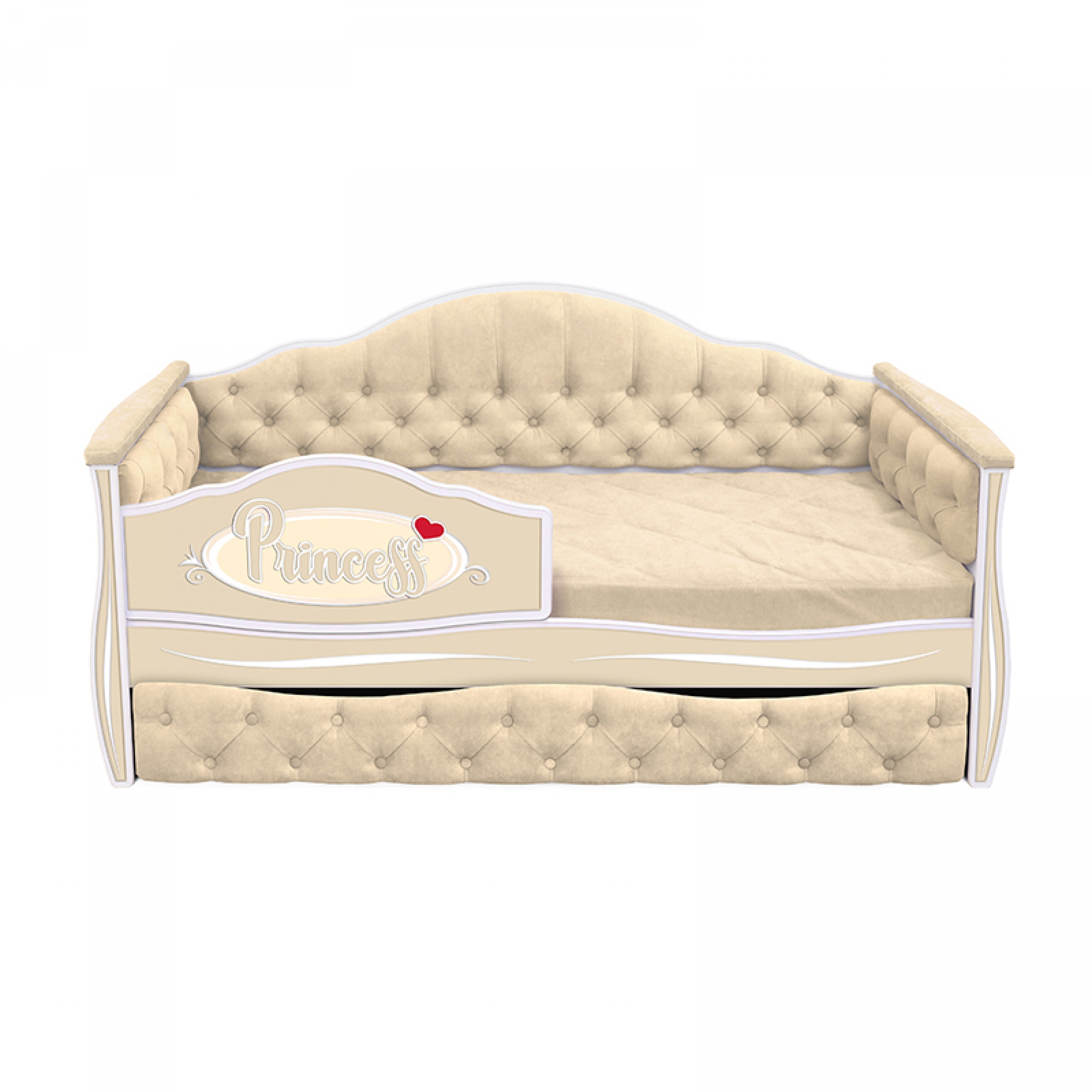 DarDav детская кровать Иллюзия 170*80  с выдвижным ящиком или дополнительным спальным местом